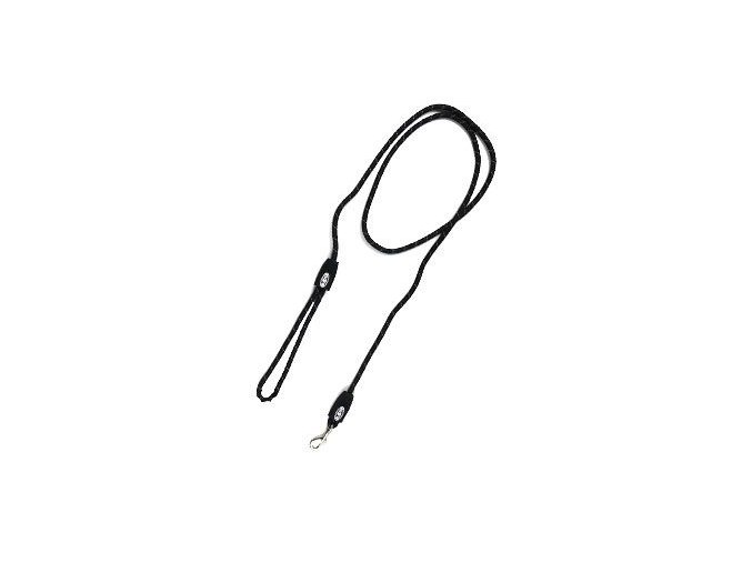 Vodítko BUSTER Reflective lanové 180cm/8mm černé