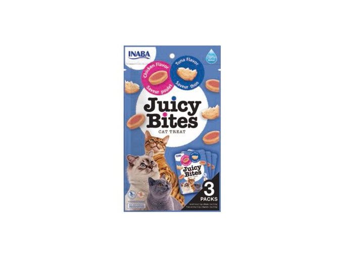 Churu Cat Juicy Bites Chicken&Tuna Flavor 3x11,3g