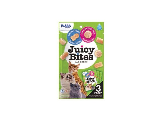 Churu Cat Juicy Bites Broth&Calamari Flavor3x11,3g