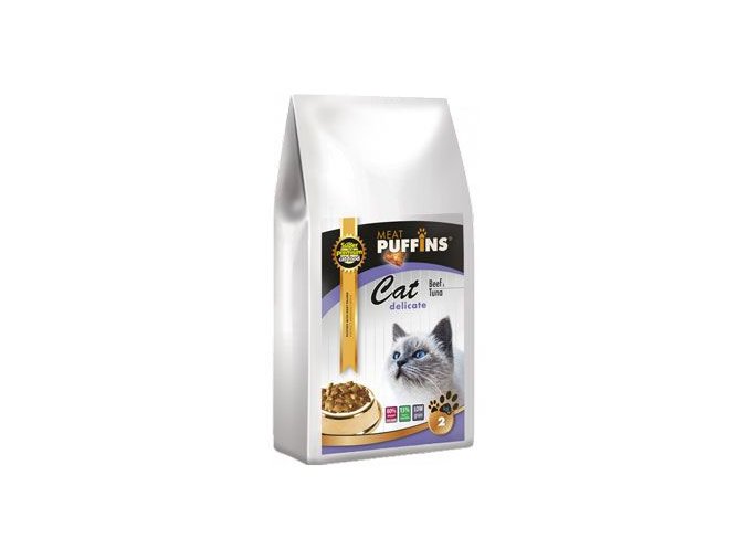 Puffins Cat Delicate Beef&Tuna 2kg