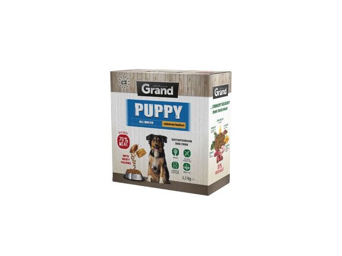 GRAND Dry Puppy kuřecí 2,5kg