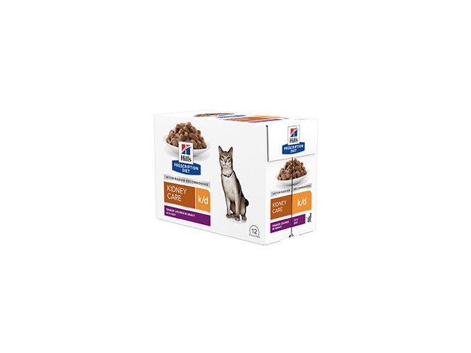 Hill's Fel. PD K/D kapsa Beef 12x85g
