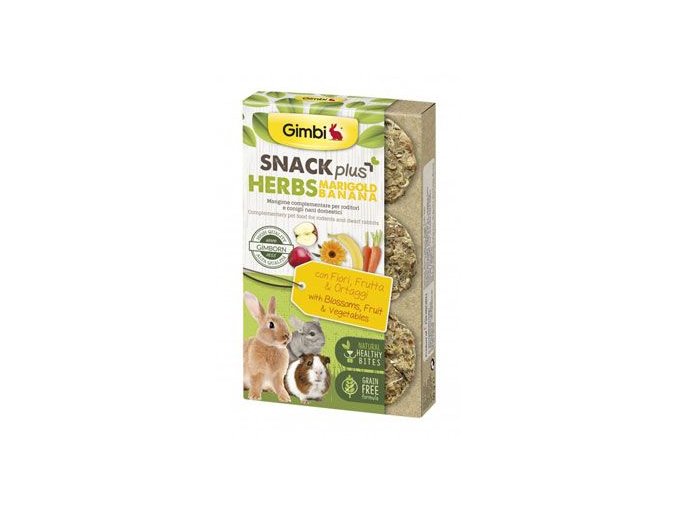 Gimbi Snack Plus bylinky Margin banán 50g