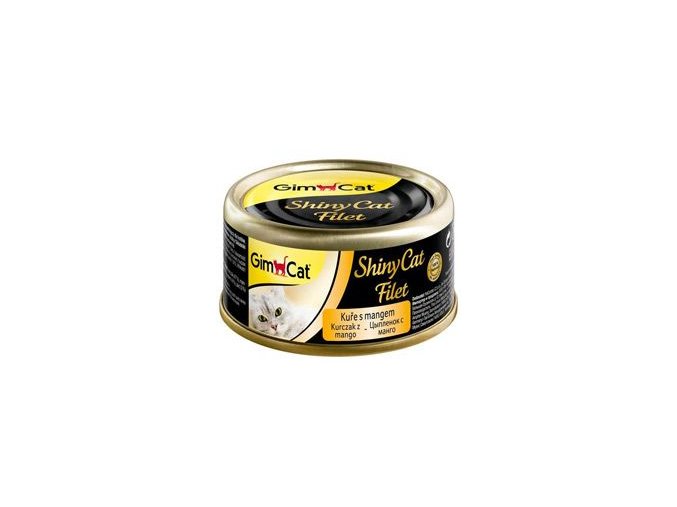 Gimpet kočka konz. ShinyCat filet kuře s mangem 70g