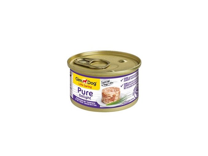 Gimdog konz. Pure delight kuře s tuňákem 85g