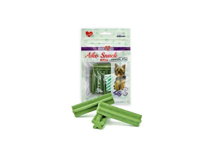Pochoutka pes Mini dentální tyčinky 60g
