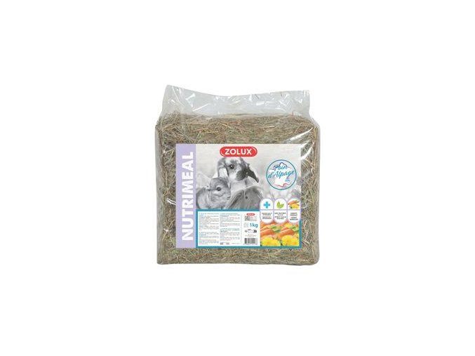 Seno NUTRIMEAL s mrkví a pampeliškou 1kg Zolux