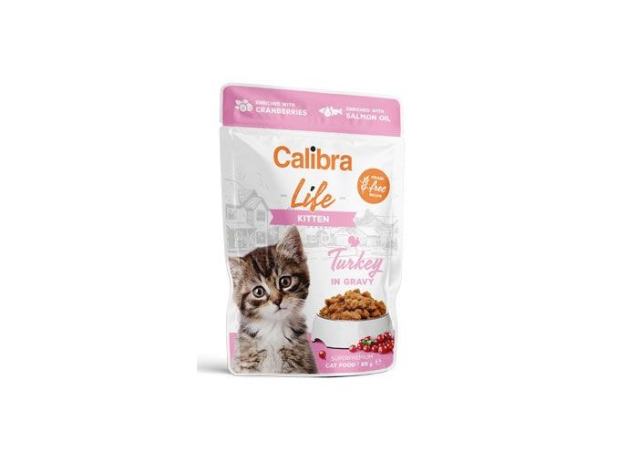 Calibra Cat Life kapsa Kitten Turkey in gravy 85g