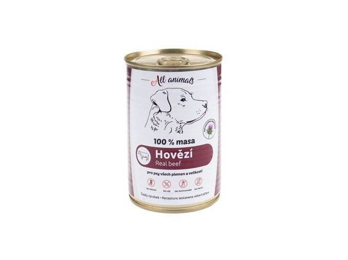 All Animals DOG hovězí mleté 400g