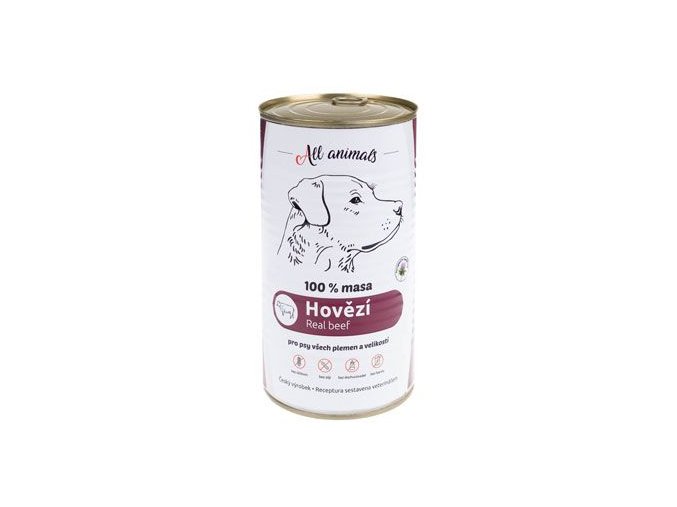 All Animals DOG hovězí mleté 1200g