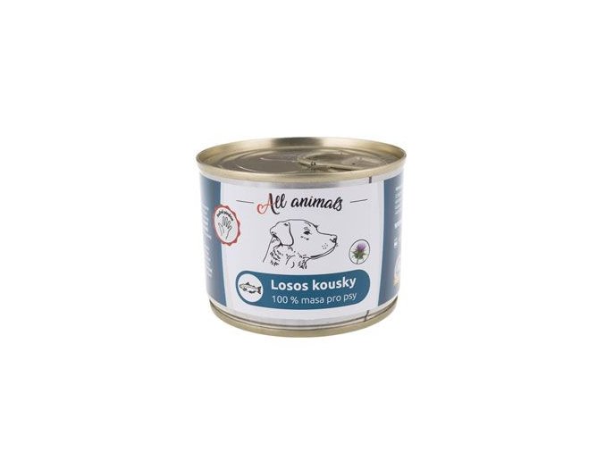 All Animals DOG losos kousky 200g