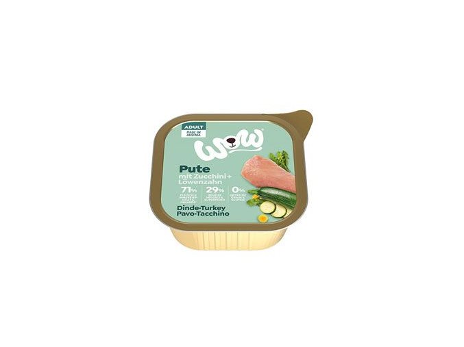 WOW Krocan s cuketou Adult paštika 150g