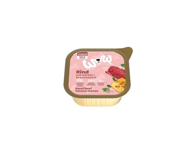 WOW Hovězí s dýní Junior paštika 150g