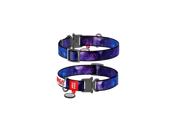 Obojek nylon NASA21 Fastex QR (23-35cm/1,5cm)