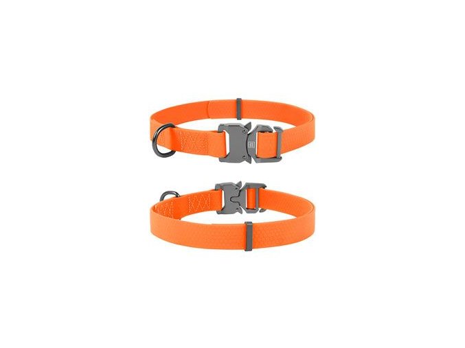 Obojek voděod.Collartex Fastex oranž.(43-70cm/4cm)