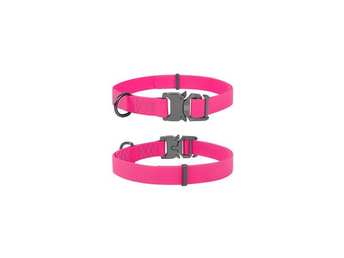Obojek voděod.Collartex Fastex růž.(23-35cm/1,5cm)