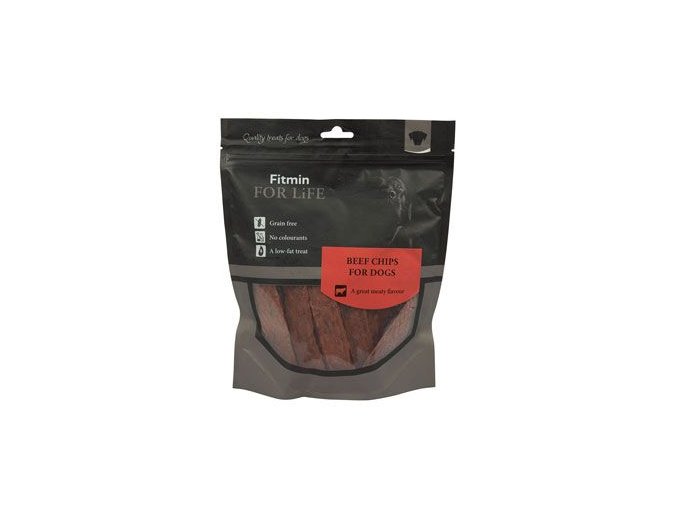 Pochoutka FFL dog treat beef chips 400g