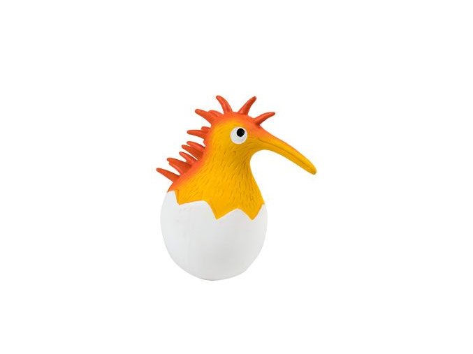 Hračka pes BABY latex,pískací,oranžová 12cm Kiwi