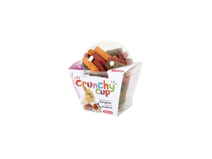 Pochoutka CRUNCHYCUP vojtěš/mrk/řepa pro hlod180gZolux