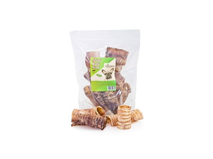 NATURECA pochoutka Hovězí hrtany sušené krátké 1kg