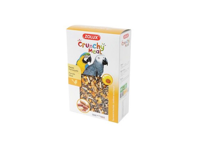 Krmivo pro ptáky CRUNCHY MEAL Parrot 600g Zolux