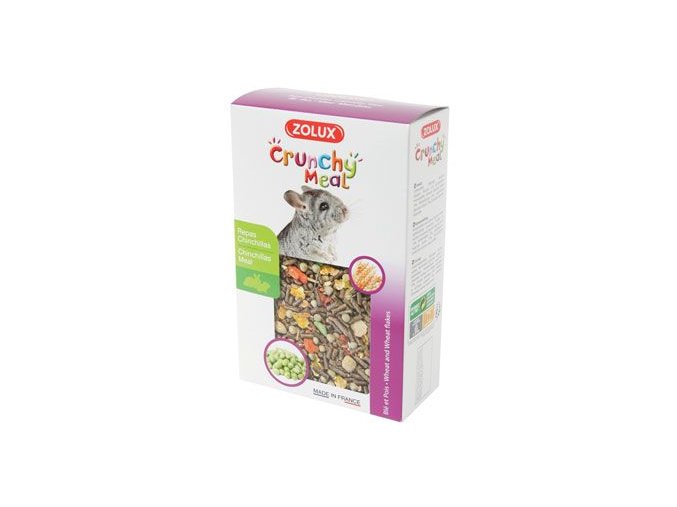 CRUNCHY MEAL pšenice/pšeničné vločky činčila 800g