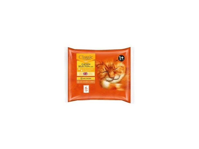 Butcher's Cat Classic mix kaps. 4x100g