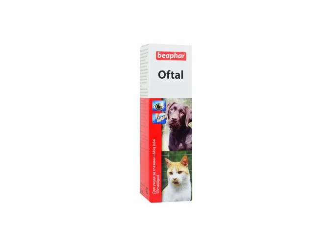 Beaphar oční kapky Oftal pes, kočka 50ml