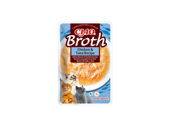 Churu Cat CIAO Broth Chicken&Tuna Recipe 40g