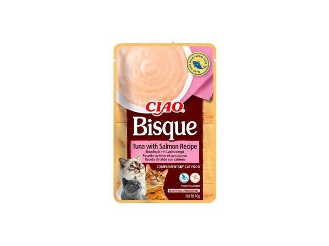 Churu Cat CIAO Bisque Tuna with salmon Recipe 40g