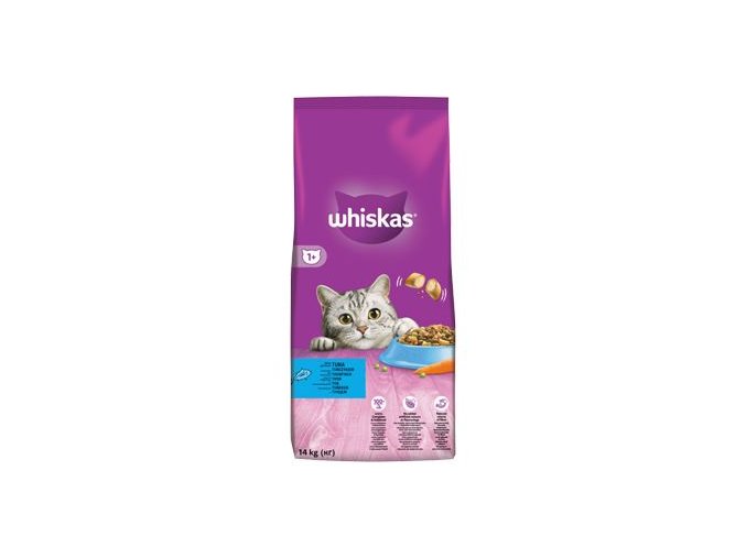 Whiskas Dry s tuňákem 14kg