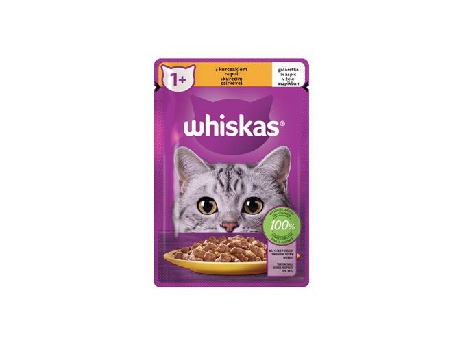 Whiskas kaps. Core kuřecí v želé 85g