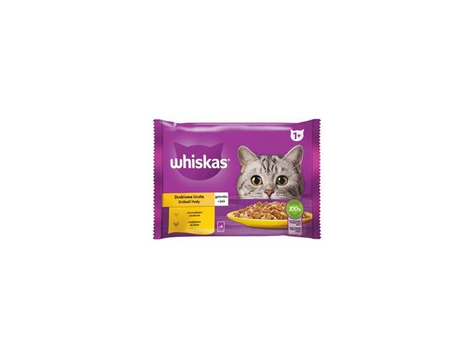 Whiskas kaps. Core drůbeží v želé 4x85g
