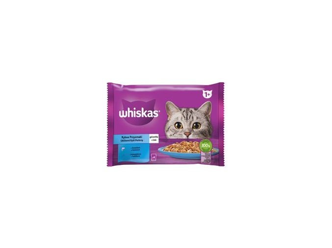 Whiskas kaps. Core rybí výběr v želé 4x85g