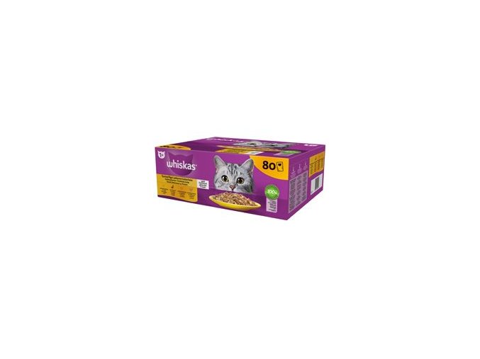 Whiskas kaps. Core drůbeží výběr v želé 80x85g