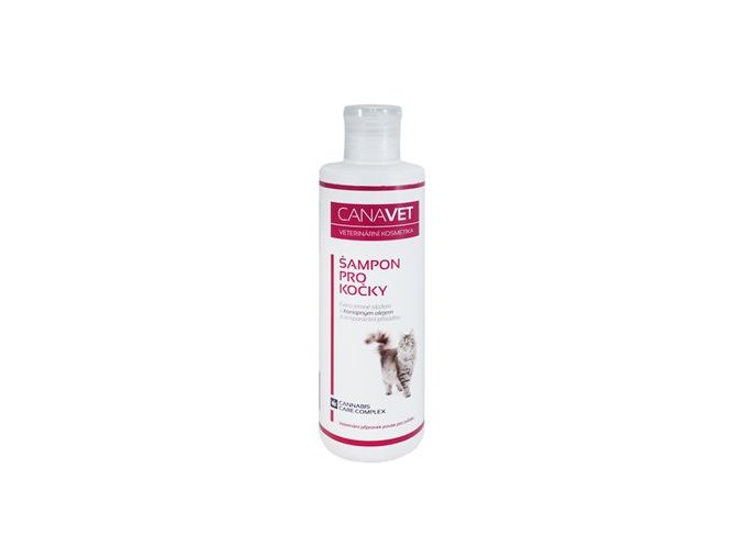 Šampon pro kočky CANAVET s antipar. přísadou 250ml