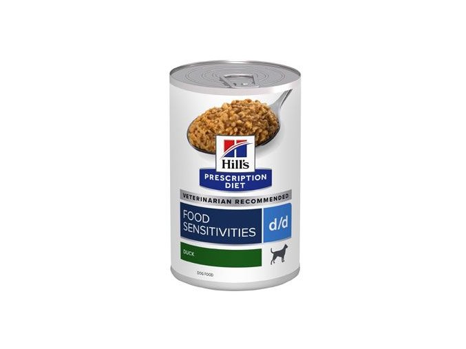 Hill's Can. PD D/D Food Sensitiv. Duck&Rice Konz. 370g