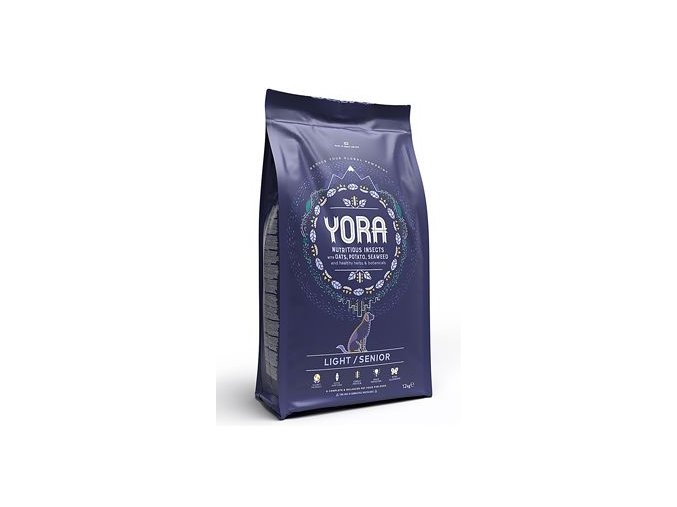 YORA Dog Senior/Light z hmyzu pro starší psy 12kg