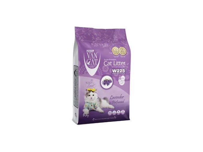 Podestýlka Vancat stelivo bentonit Lavender 10kg