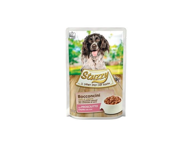 Stuzzy Dog kapsa Adult kousky šunky 100g