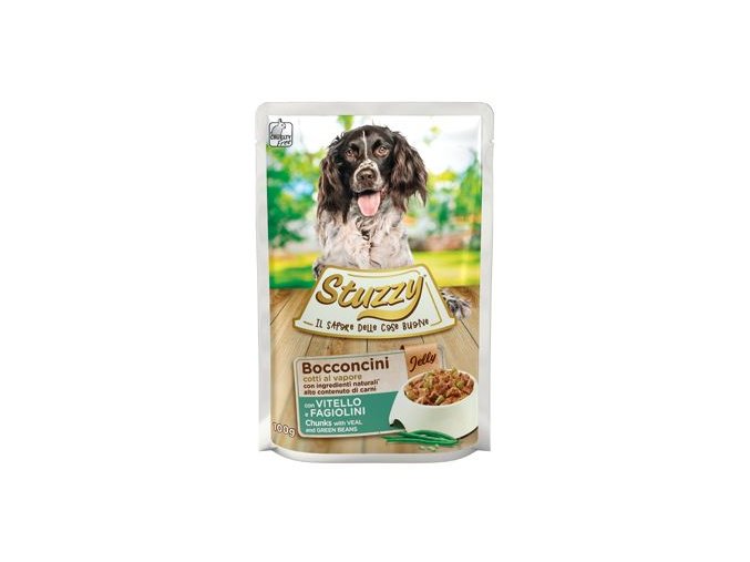 Stuzzy Dog kapsa Adult kousky telecího 100g