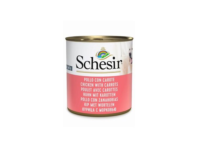 Schesir Dog konz. Adult kuře/mrkev 285g