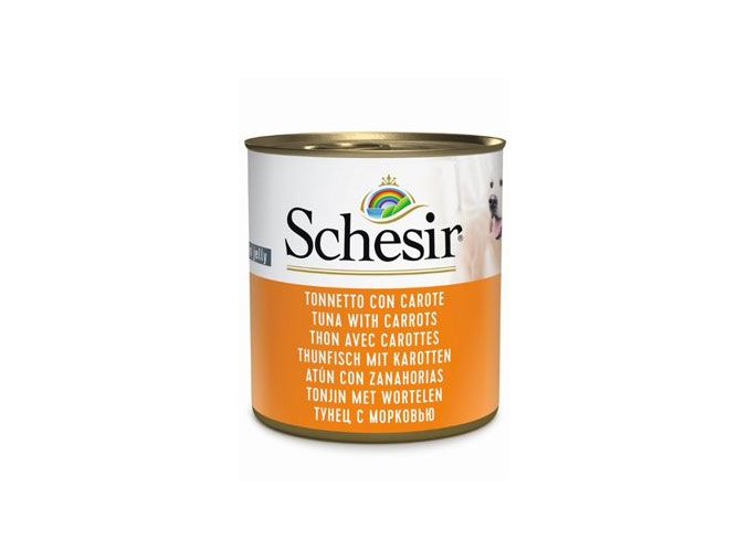 Schesir Dog konz. Adult tuňák/mrkev 285g