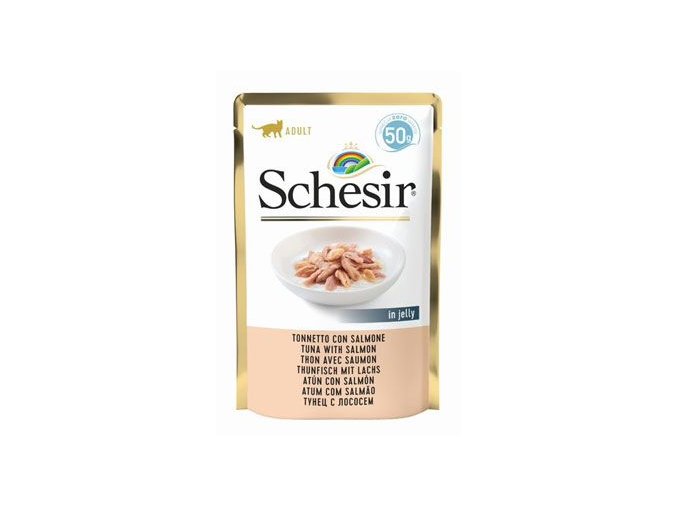 Schesir Cat kapsa Adult tuňák/losos 50g