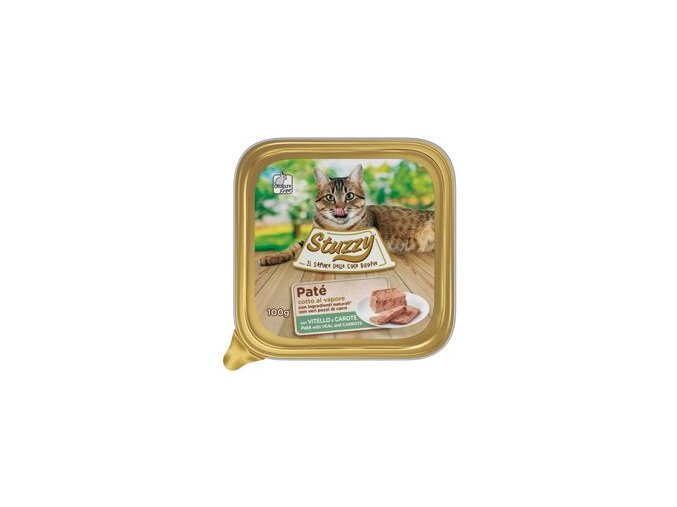 Stuzzy Cat vanička Adult Paté telecí/mrkev 100g