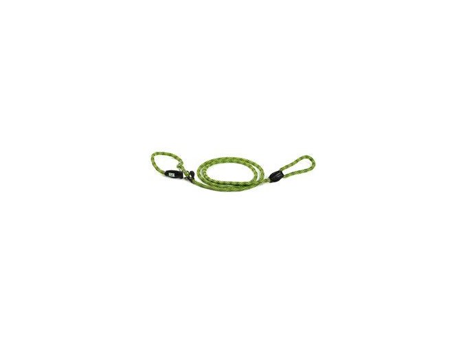 Vodítko provazové 2v1 180cm zeleno/černá Kiwi
