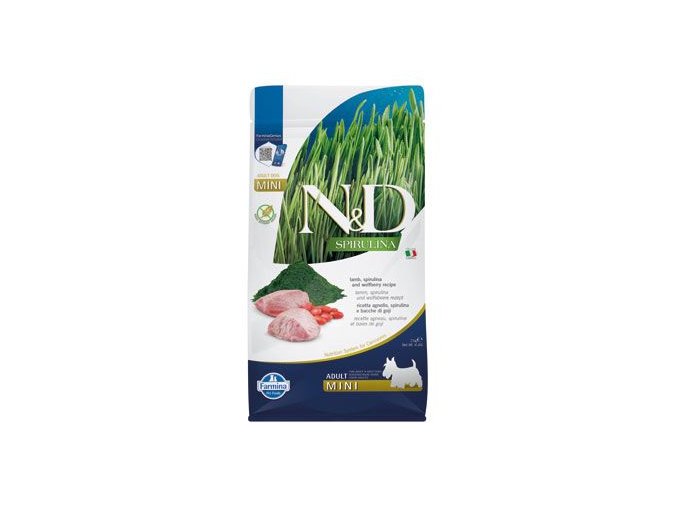 N&D SPIRULINA DOG Puppy M/L Lamb & Wolfberry