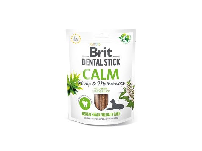 Brit Dog Dental Stick Calm Hemp&Motherwort 7ks