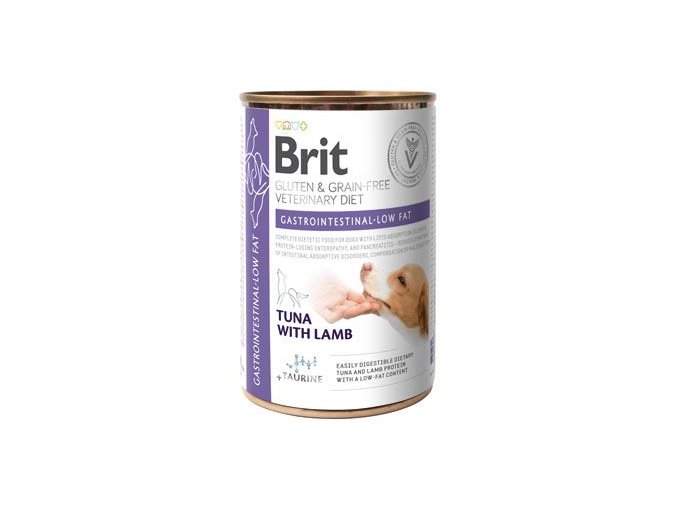 Brit VD Dog GF konz. Gastrointestinal Low Fat 400g