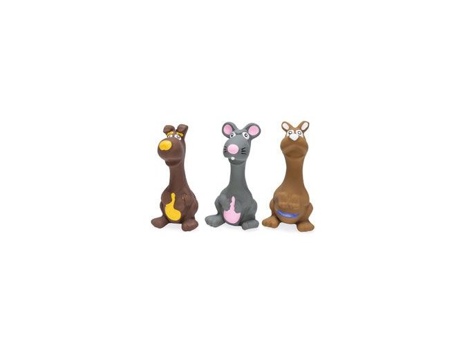 Hračka pes Skippy pískací 12cm latex různé druhy Karlie